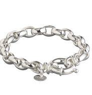 Rolo 7mm Silver Bracelet 8.5in by Lola and Company