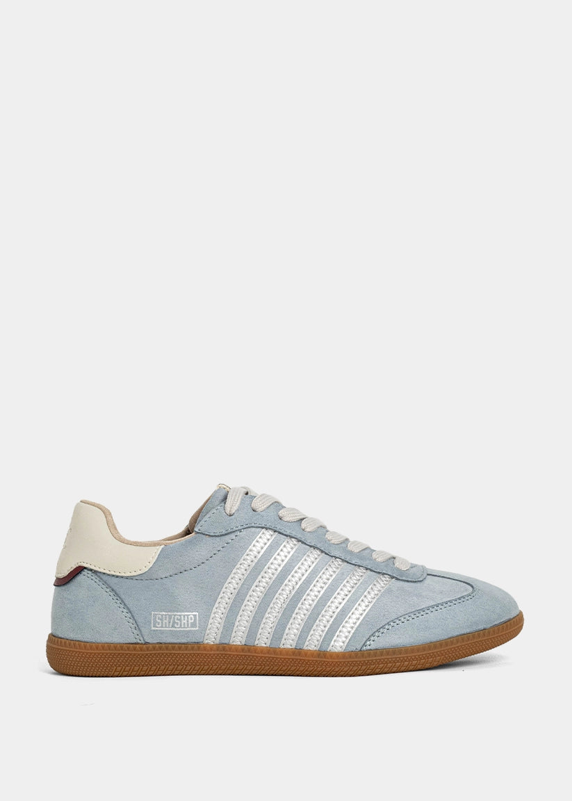 Stevie Sneaker in Denim Suede by Shu Shop (482)