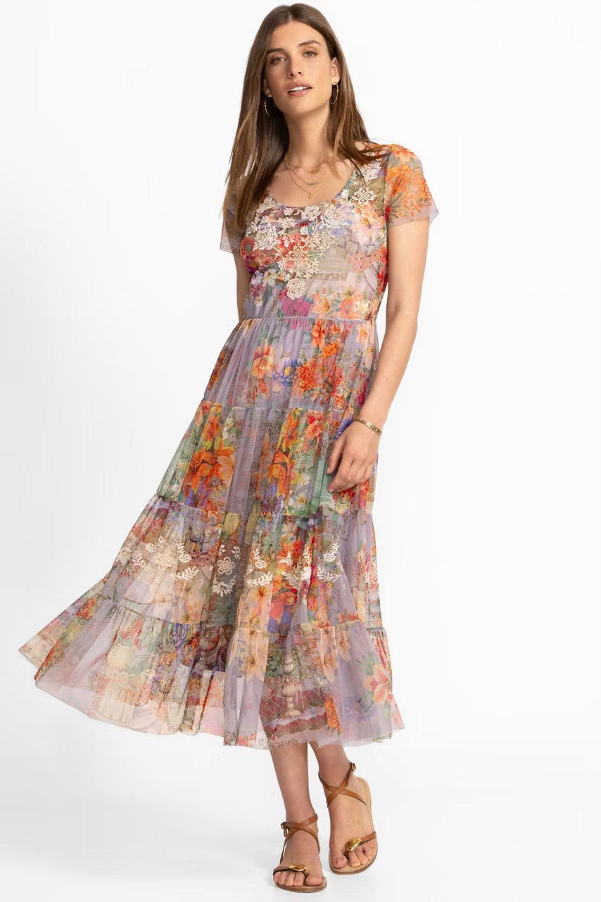 Yasmine Mesh Dress (Slip) Asteria by Johnny Was