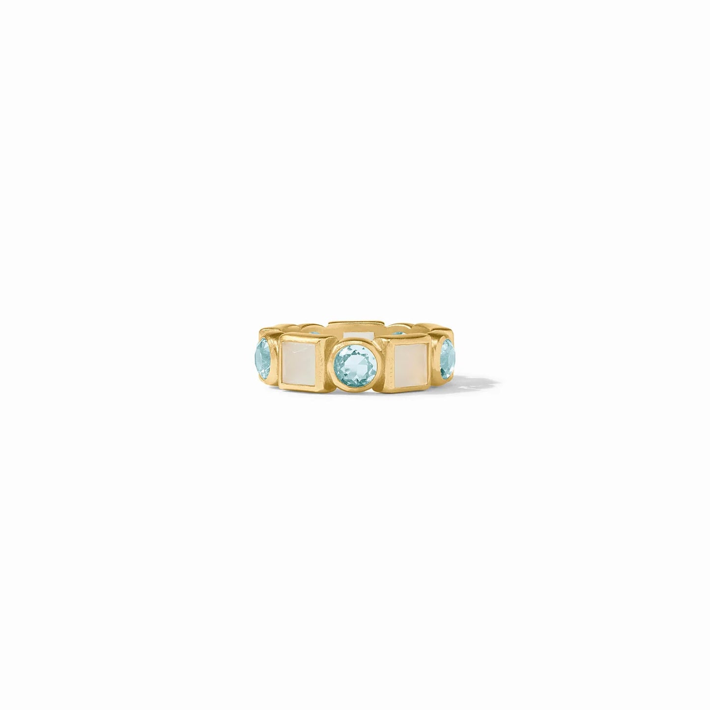 Jolie Ring in Aquamarine Blue by Julie Vos