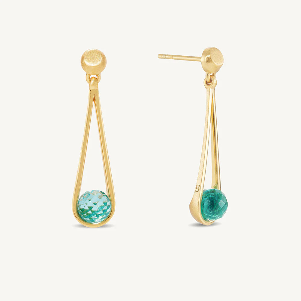 Petite Ipanema Earring in Sky Blue by Dean Davidson
