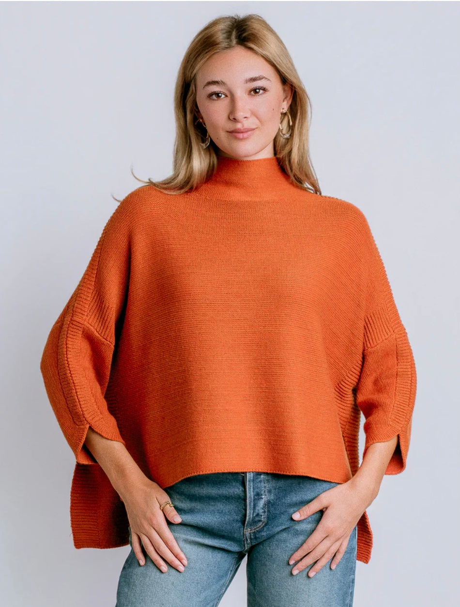 Boho Sweater in Rust 5720-1