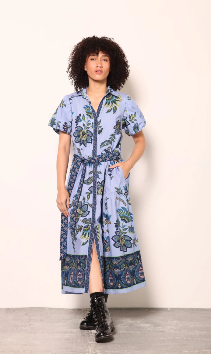 Della in Periwinkle Mosaic by Maude Vivante