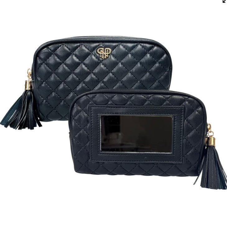 Glam Makeup Case inTimeless Quilted by Pursen