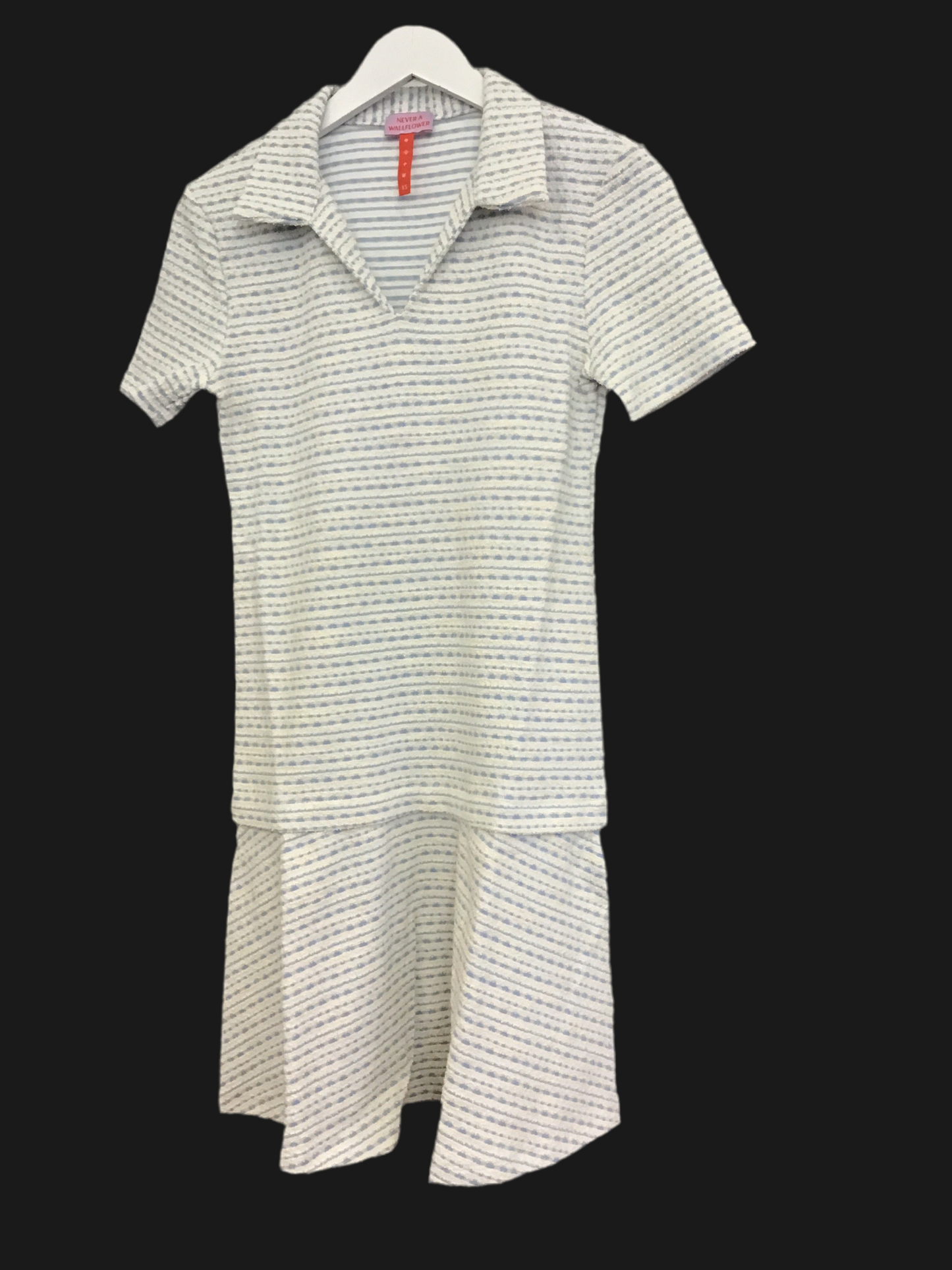 Knit Popover Short Sleeve Dress in Beryl Knit by Never A Wallflower