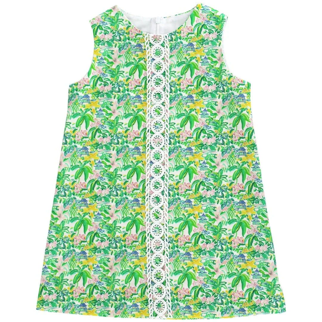 Pagoda Gardens Dress (Size 4-6X) by Bailey Boys
