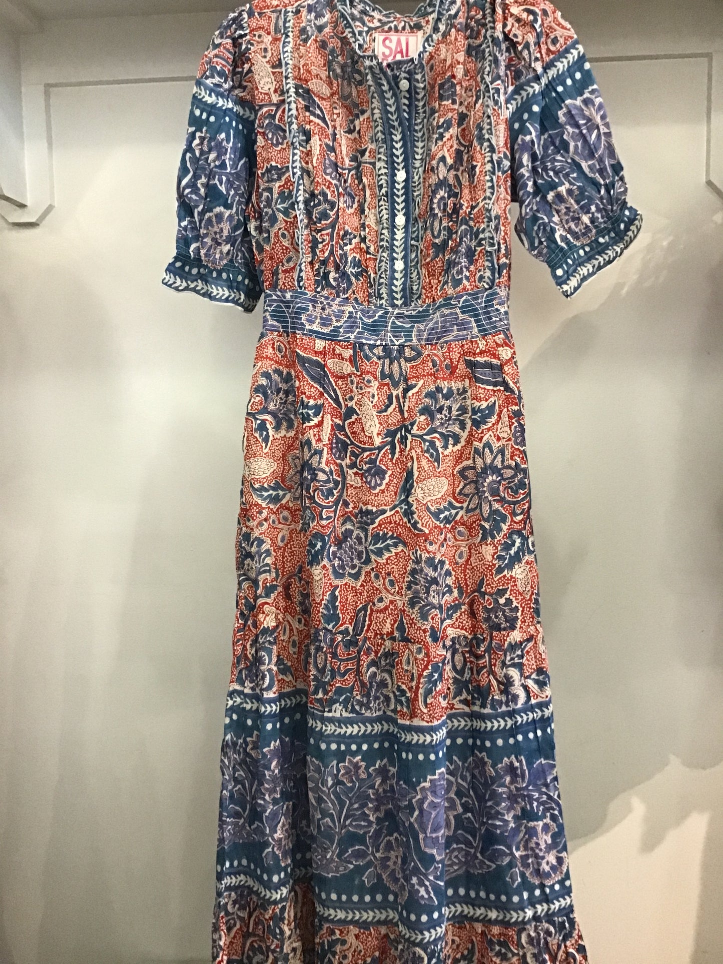 JC-21-S Dress in Ember Bloom by SAL ROSA