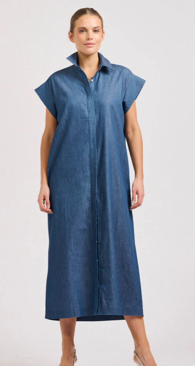 Fifi Shirtdress in Chambray by Shirt