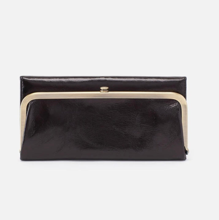 Rachel Continental Wallet in Black by Hobo