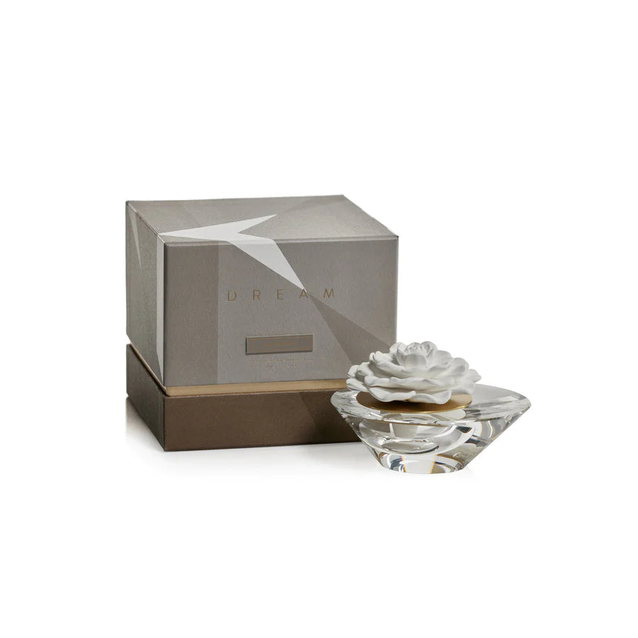 Dream Mini Porcelain Diffuser - Crystal Edition in Fig Vetiver by Zodax