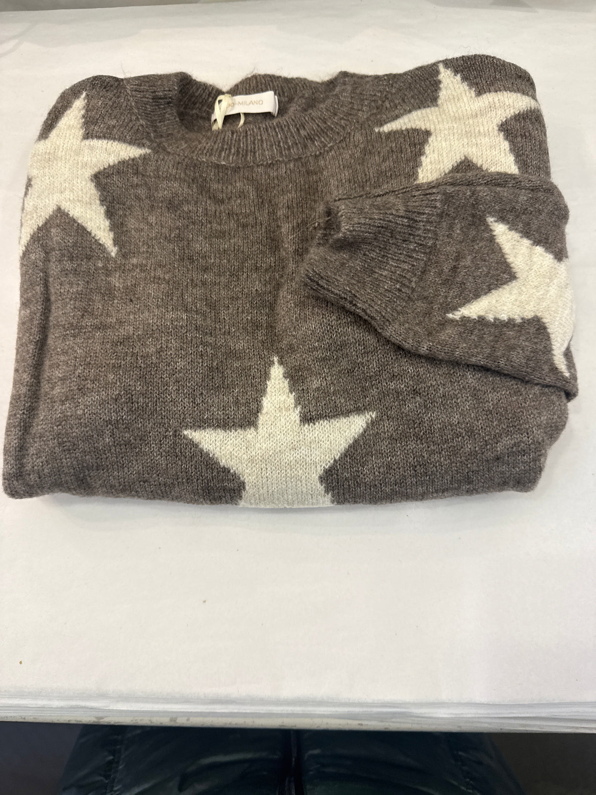 Star Sweater in Chocolate by Milo Milano