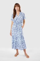 Market Skirt in Jacobean Floral by Livro