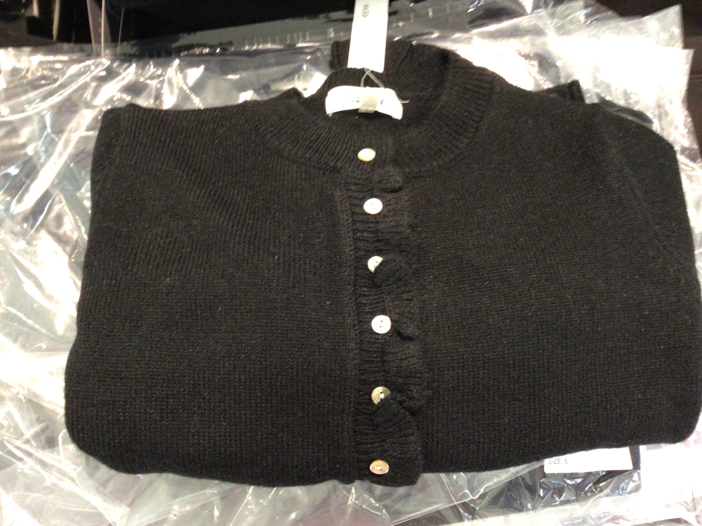 Mari Black Cardigan by Drew
