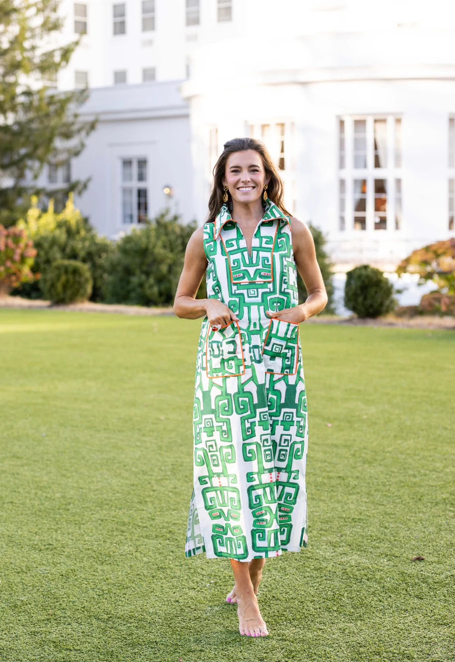 Greek Heiress Sleeveless Cassidy Dress Long by House of MBR