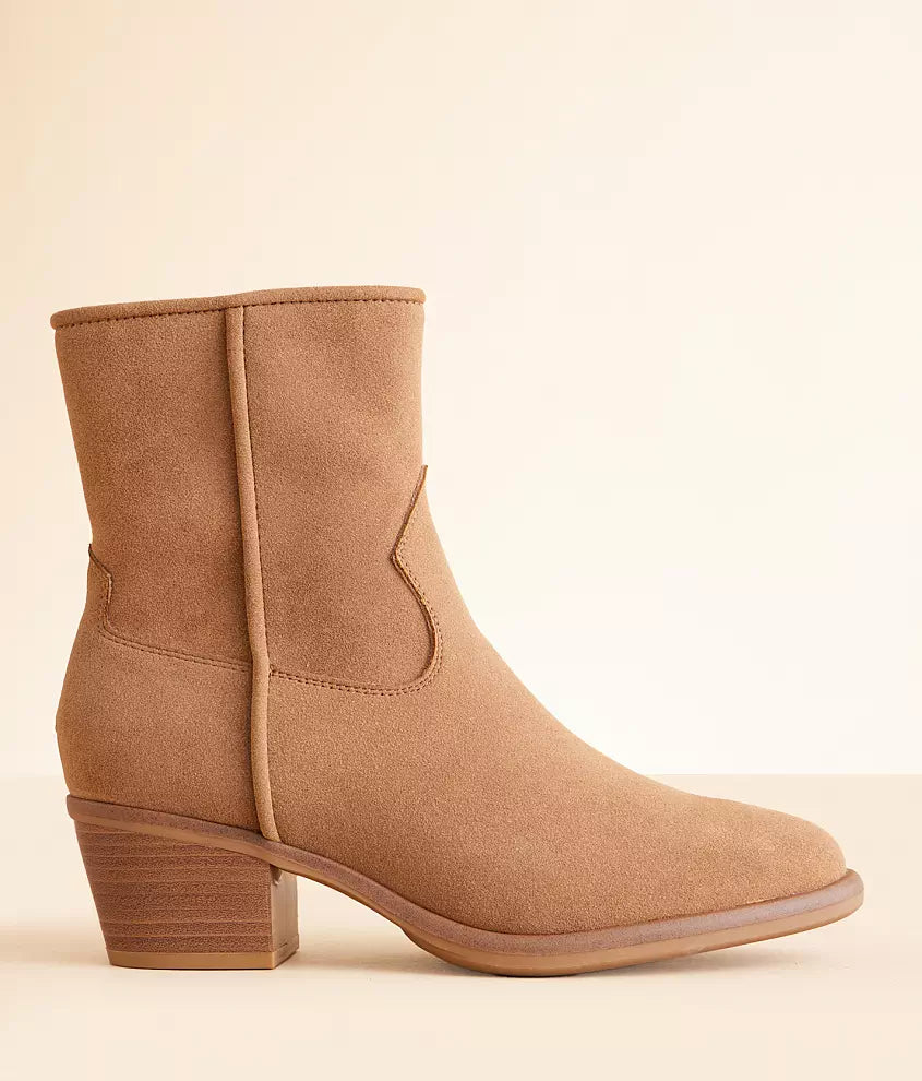 Dagny Ankle Boot Faux Suede by Mia