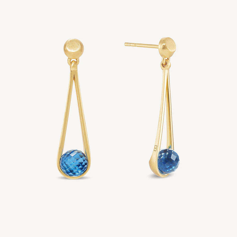 Petite Ipanema Earring in Midnight Blue by Dean Davidson