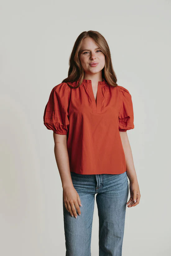 Alix Blouse in Rust