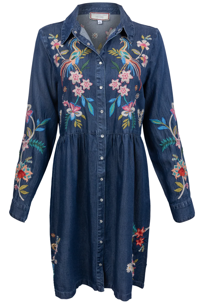 Denim Shirt Dress Malaya by Johnny Was
