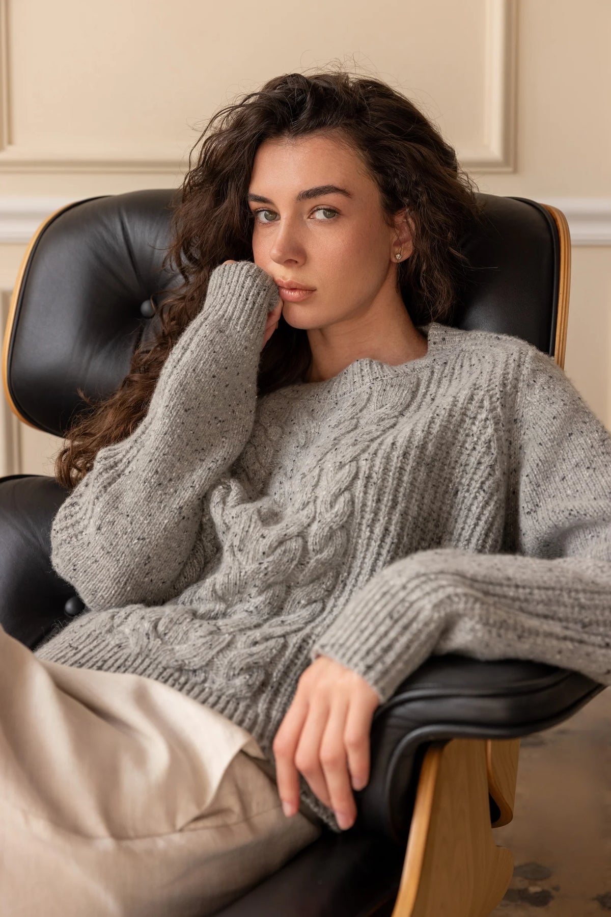 Fisher Cable Sweater by Born a Kennedy