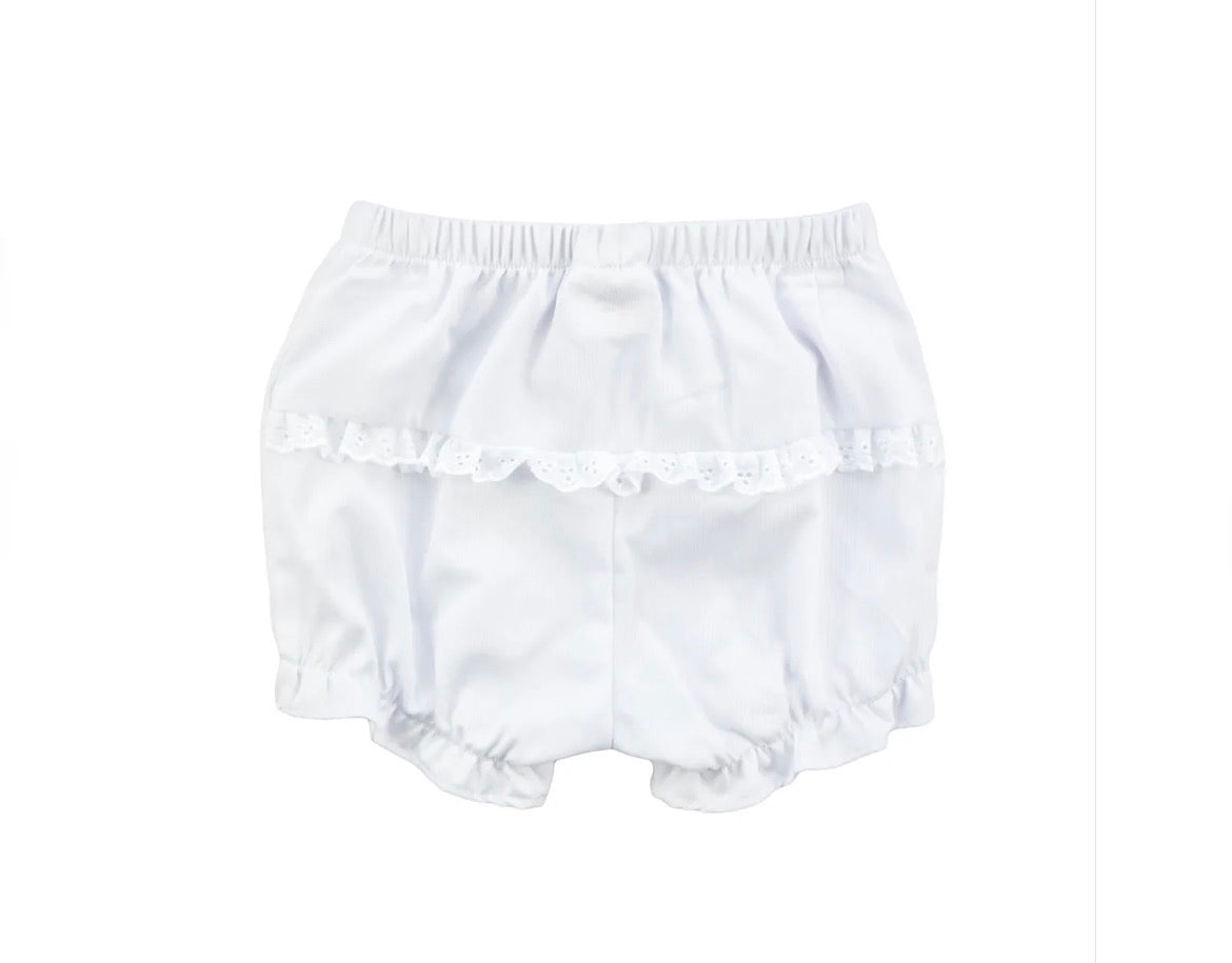 Ruffle Leg Bloomer white by Florence Eiseman