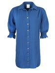 Miller Dress Getaway Stretch in Bright Blue by Finley