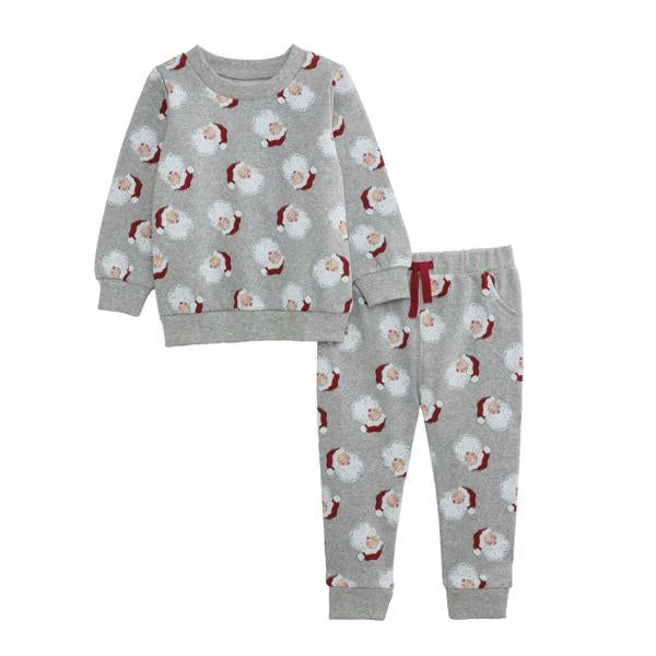 Mud pie Santa jogger set