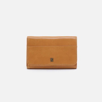 Jill Trifold Wallet in Truffle by Hobo