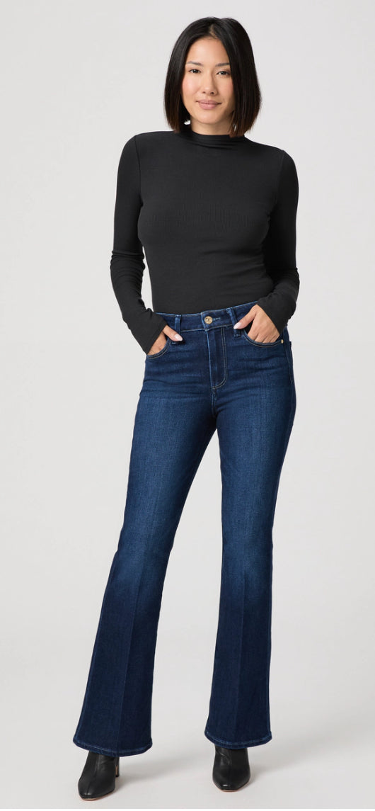 High Rise Laurel Canyon Petite Bootcut Jean in Waterloo