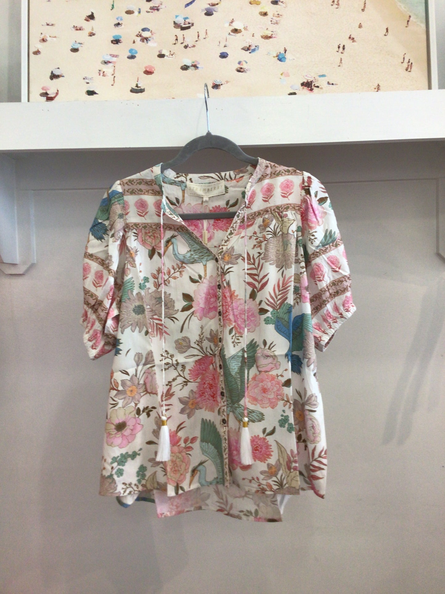 Grace Top in Heron Ivy by Strawberry Paris