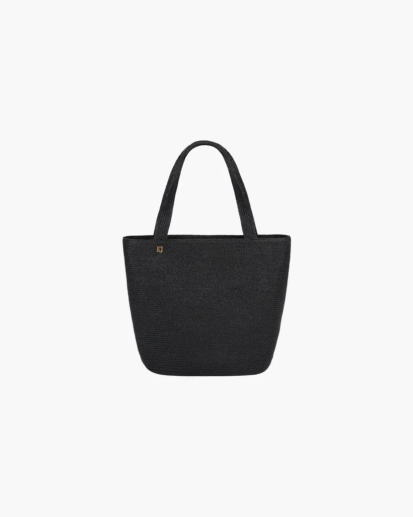 Squishee Tote II in Black by Eric Javits