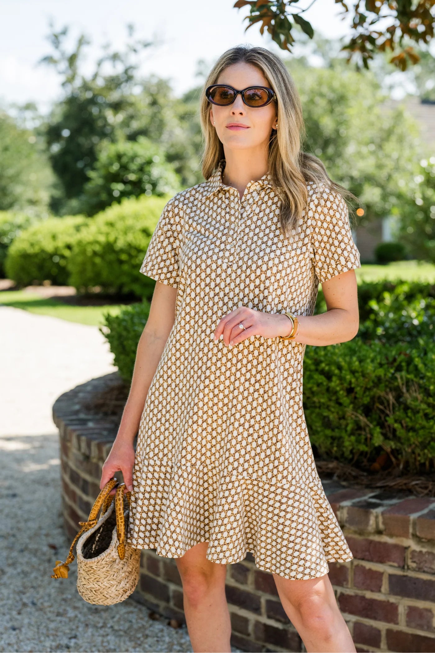 Elsie Dress in Willow Weave