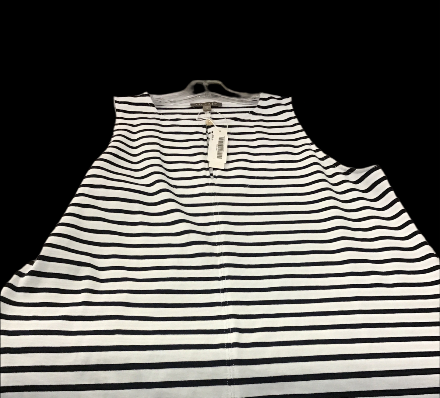 Henley Tank Dress in Navy Stripe by Lilla P