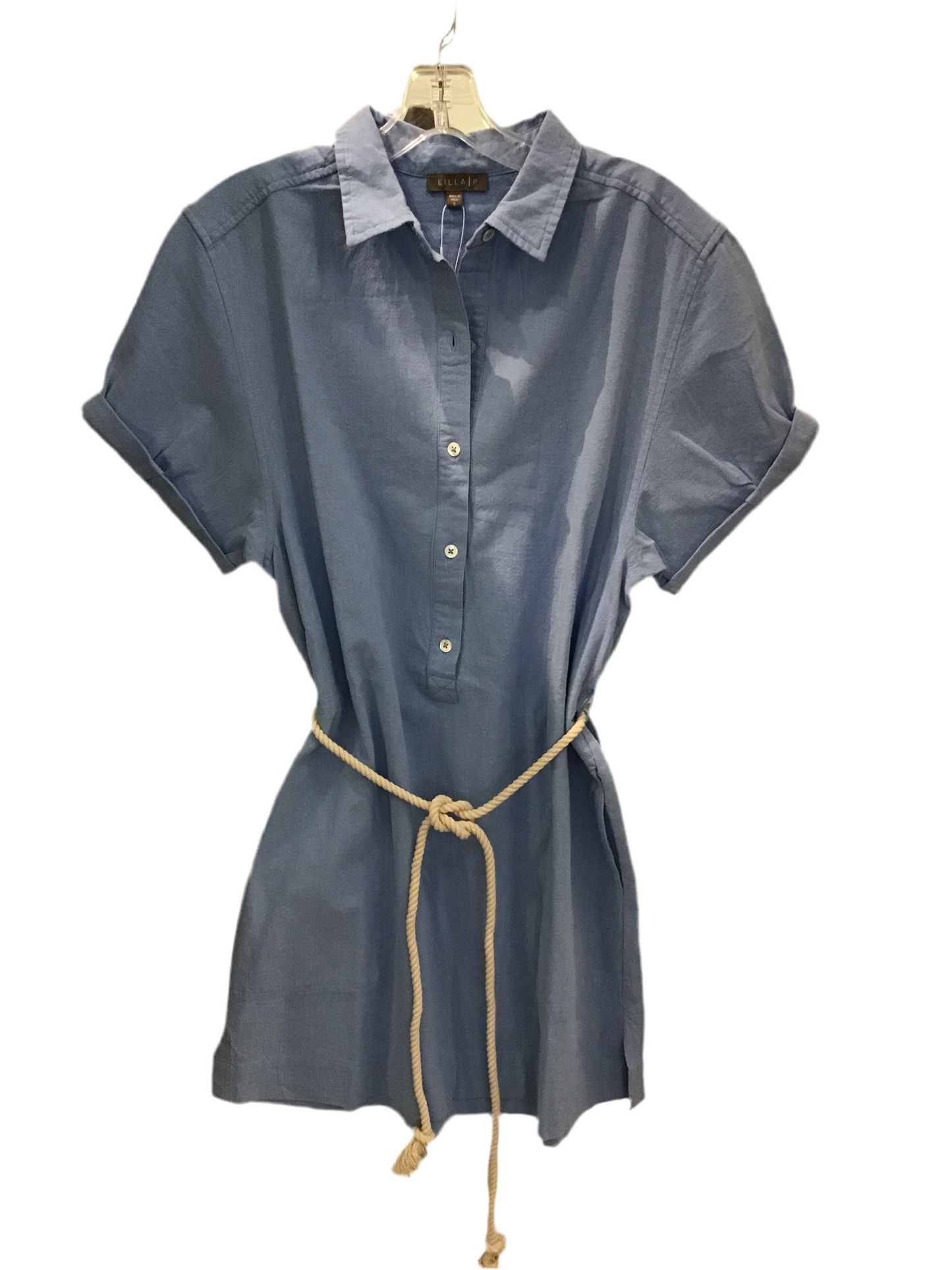 Half Placket Shirt Dress by Lilla P