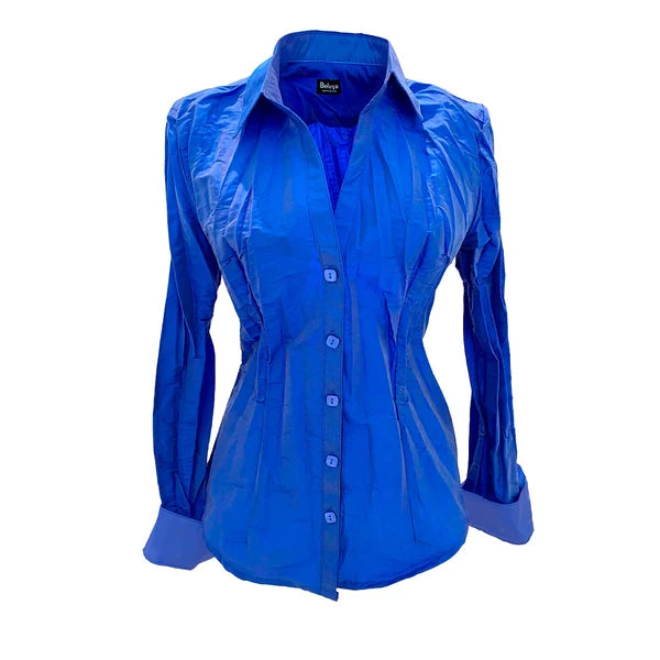 Parker Shirt in Viola by Firuze dba Beluva Designs