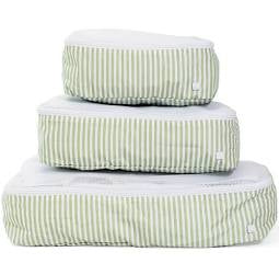 Packing Cubes in Pimlico Stripe Sage by TRVL Design