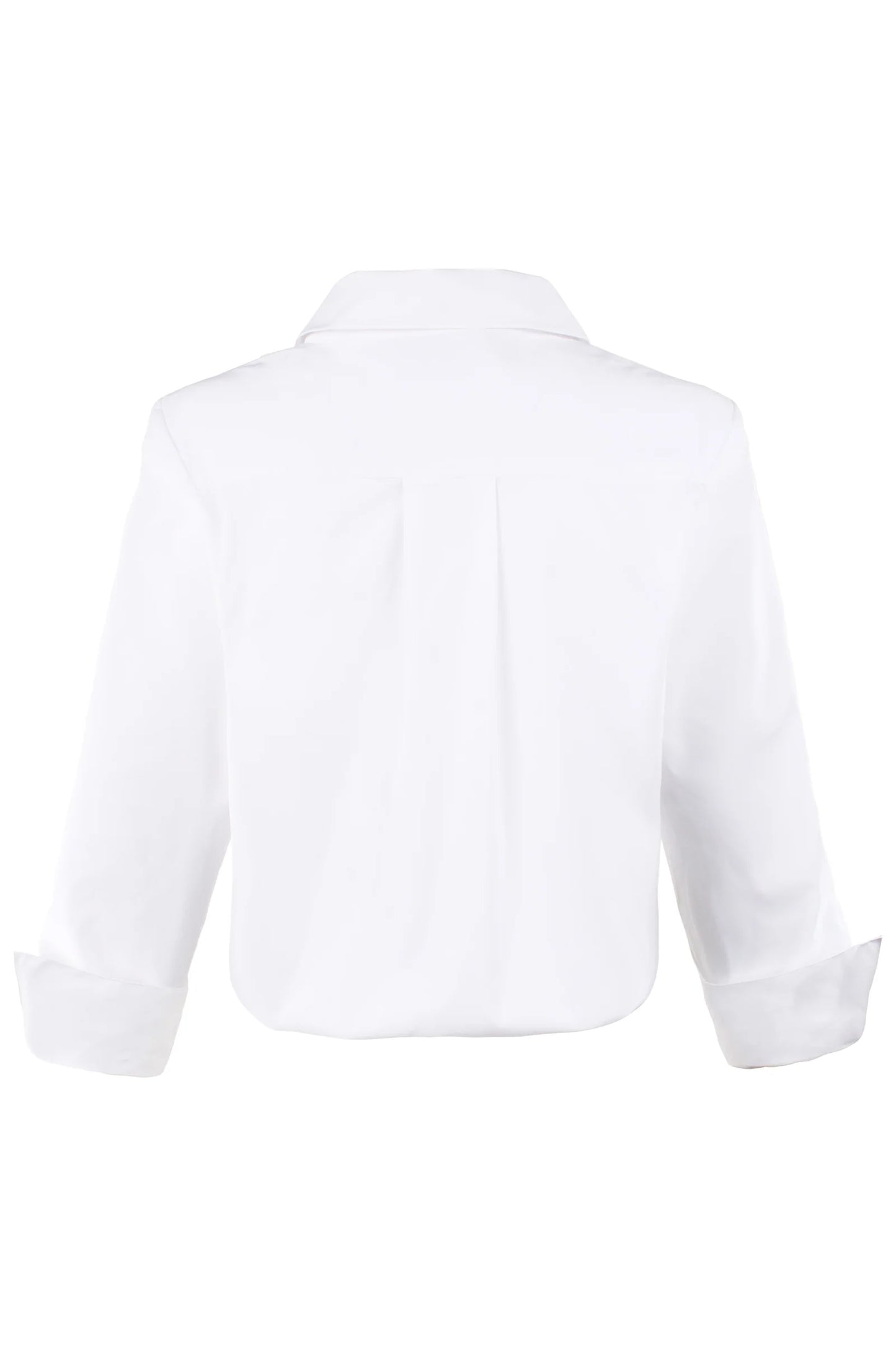 Sloane Shirt Silky Poplin in White by Finley