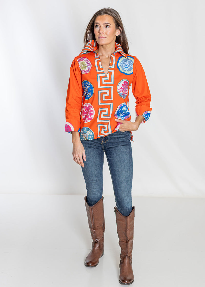 Greek Revival Lana Relaxed Shirt by House Of MBR