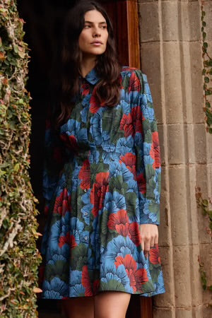 Elizabeth Dress in Madrid Blue by Oliphant