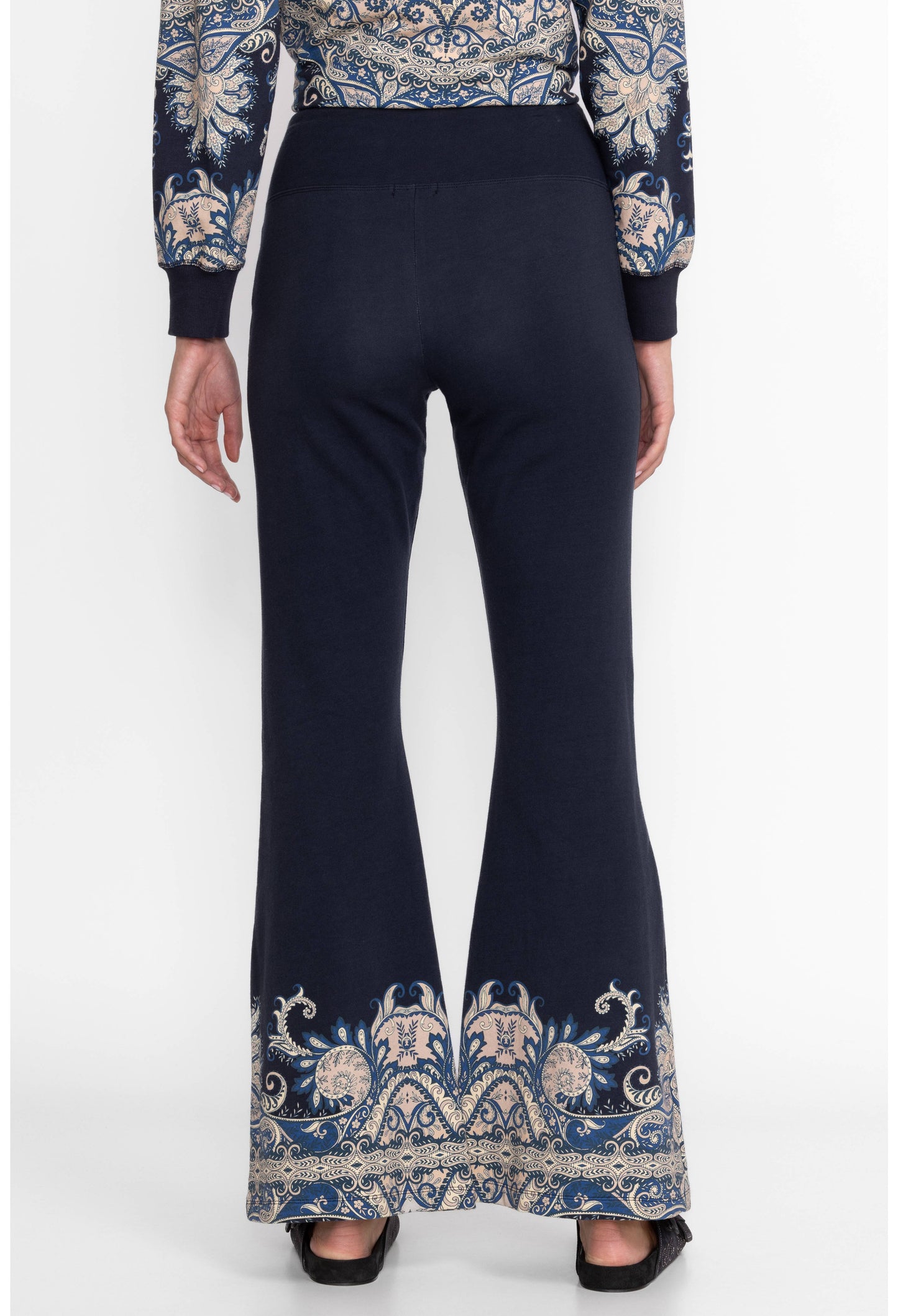 High Waist Flare Leggings Roman Paisley by Johnny Was