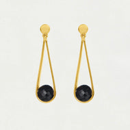 Mini Ipanema Earrings in Black Onyx by Dean Davidson