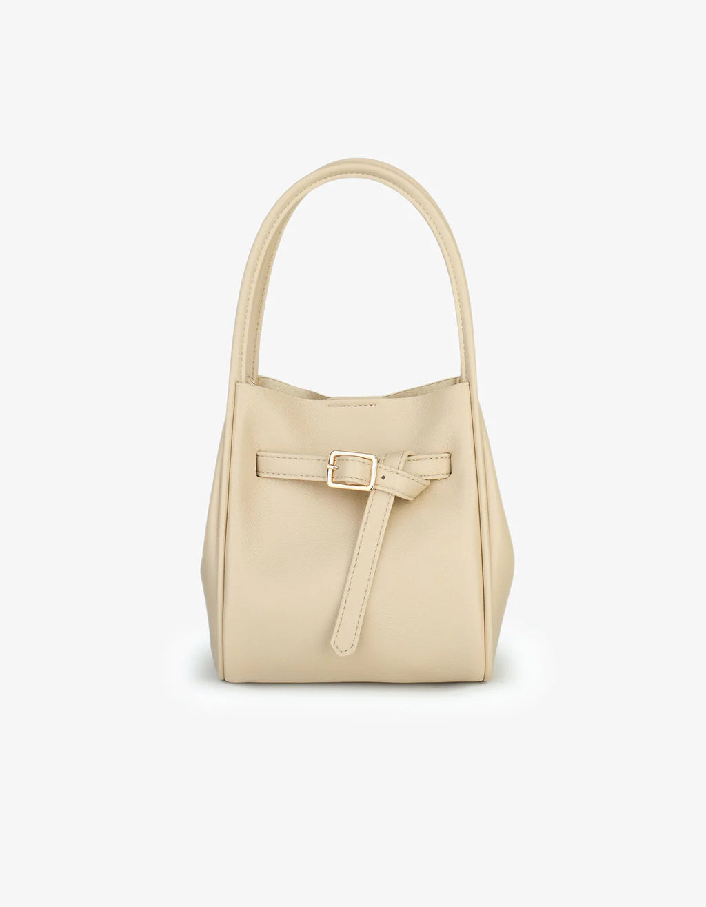 Hollace Mini Tote Vegan Buckle Cream by Remi/Reid