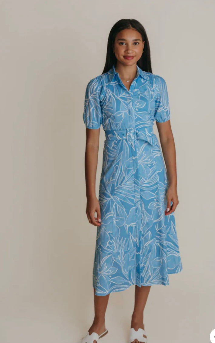 Lainey Dress in Laguna by LaRoque