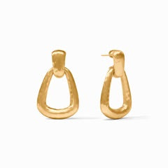 Sahara Demi Doorknocker Earring in Gold by Julie Vos