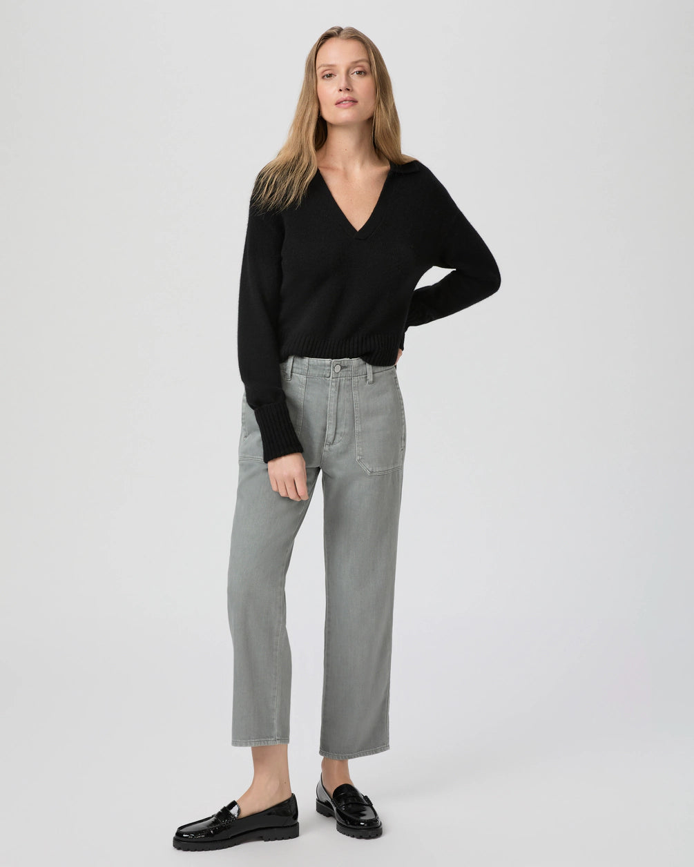 Kirby Vintage Iron Grey Paige Jeans