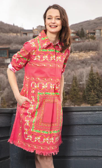 Chatham Pink Green Links by Dizzy Lizzie