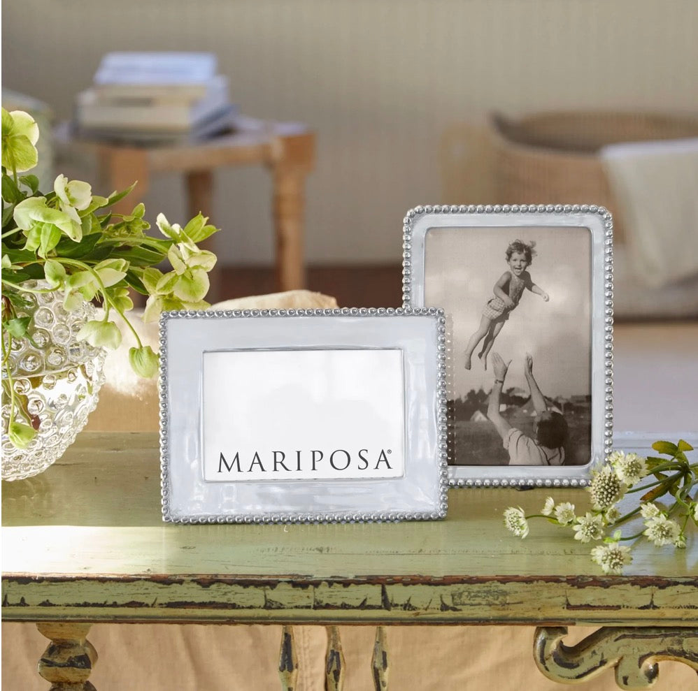 Beaded 4x6 Engravable Frame
