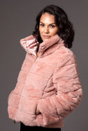 Cozy Quilted Jacket in Mauve by My Anorak
