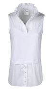 Girlie Layering Tank in White by Finley