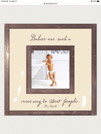 Photo Frame “Babies are such a nice way” by Ben’s Garden