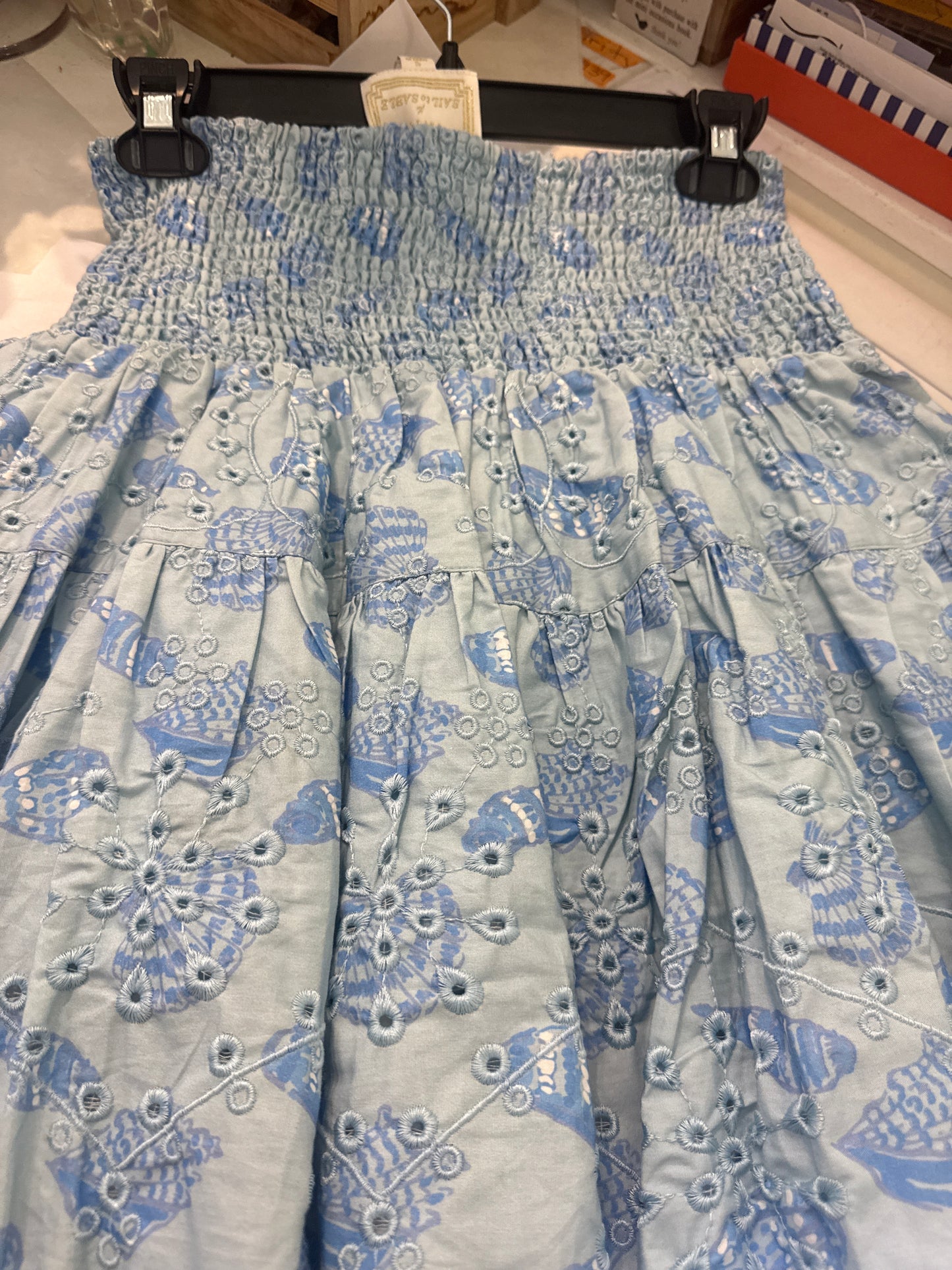 STS Sale PBSP2507 Adult Printed Eyelet Skirt